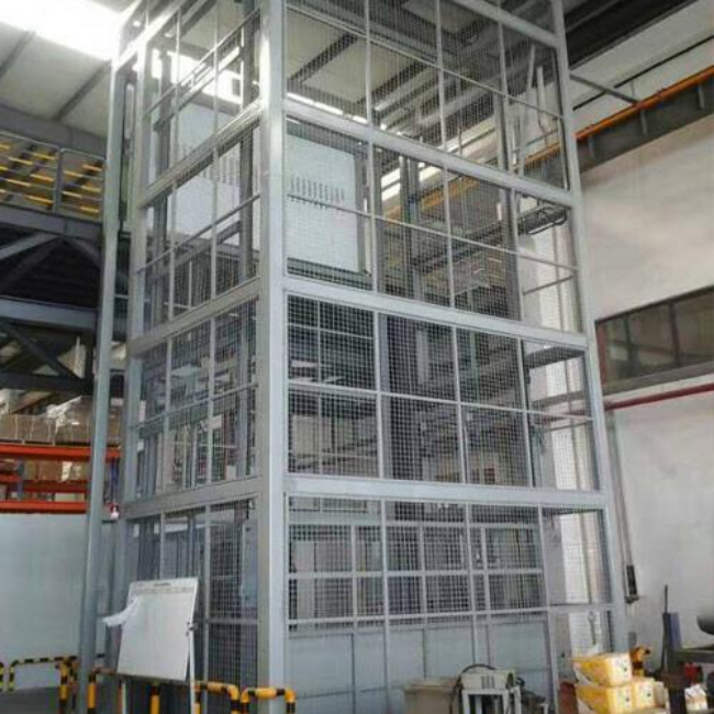 湾岭镇导轨式升降平台货梯